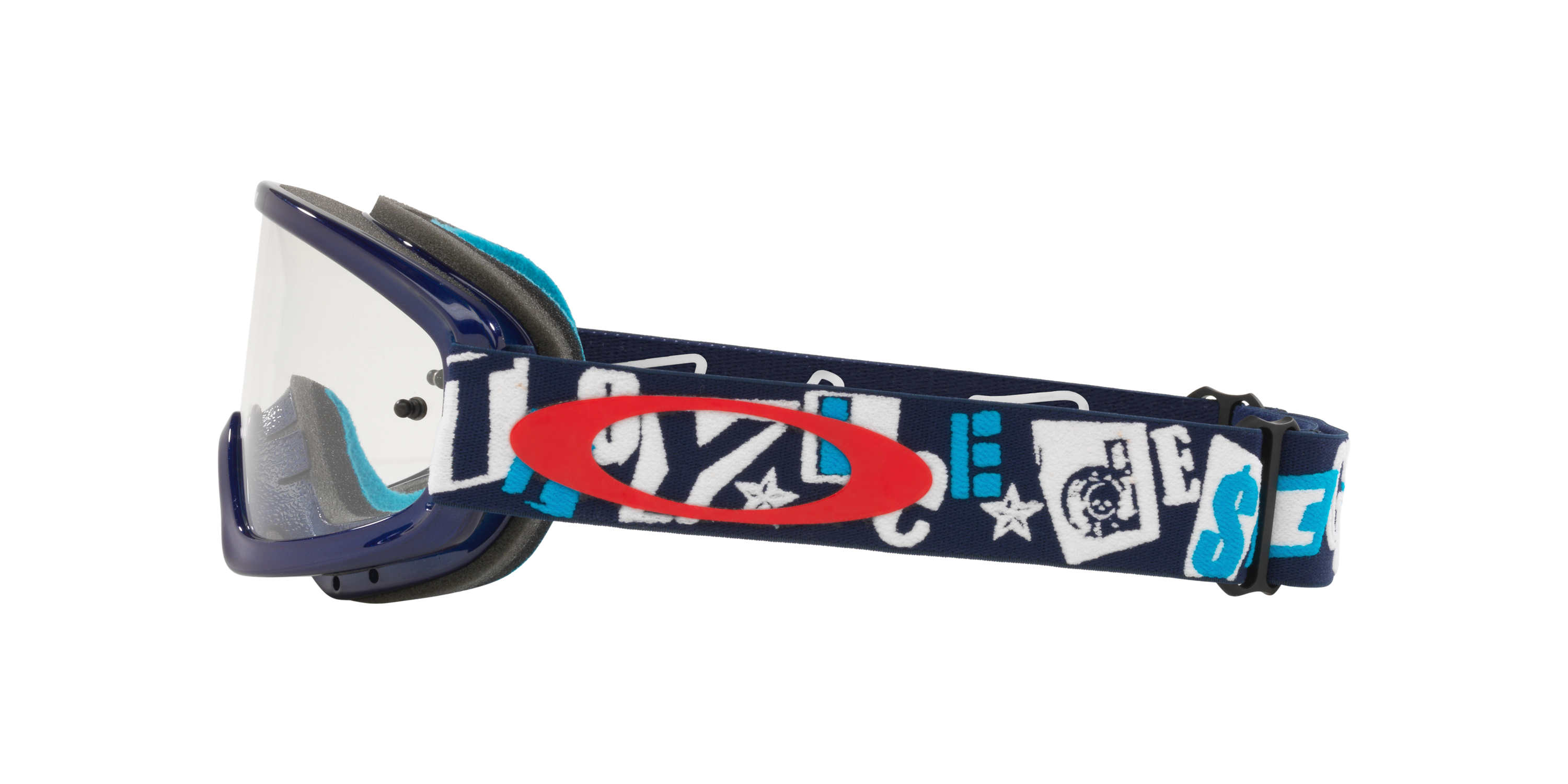 Antiparras de Moto Ofm2.0Pro Mx Xs Tld Anarchy Bl W/Clr Oakley - Rideshop