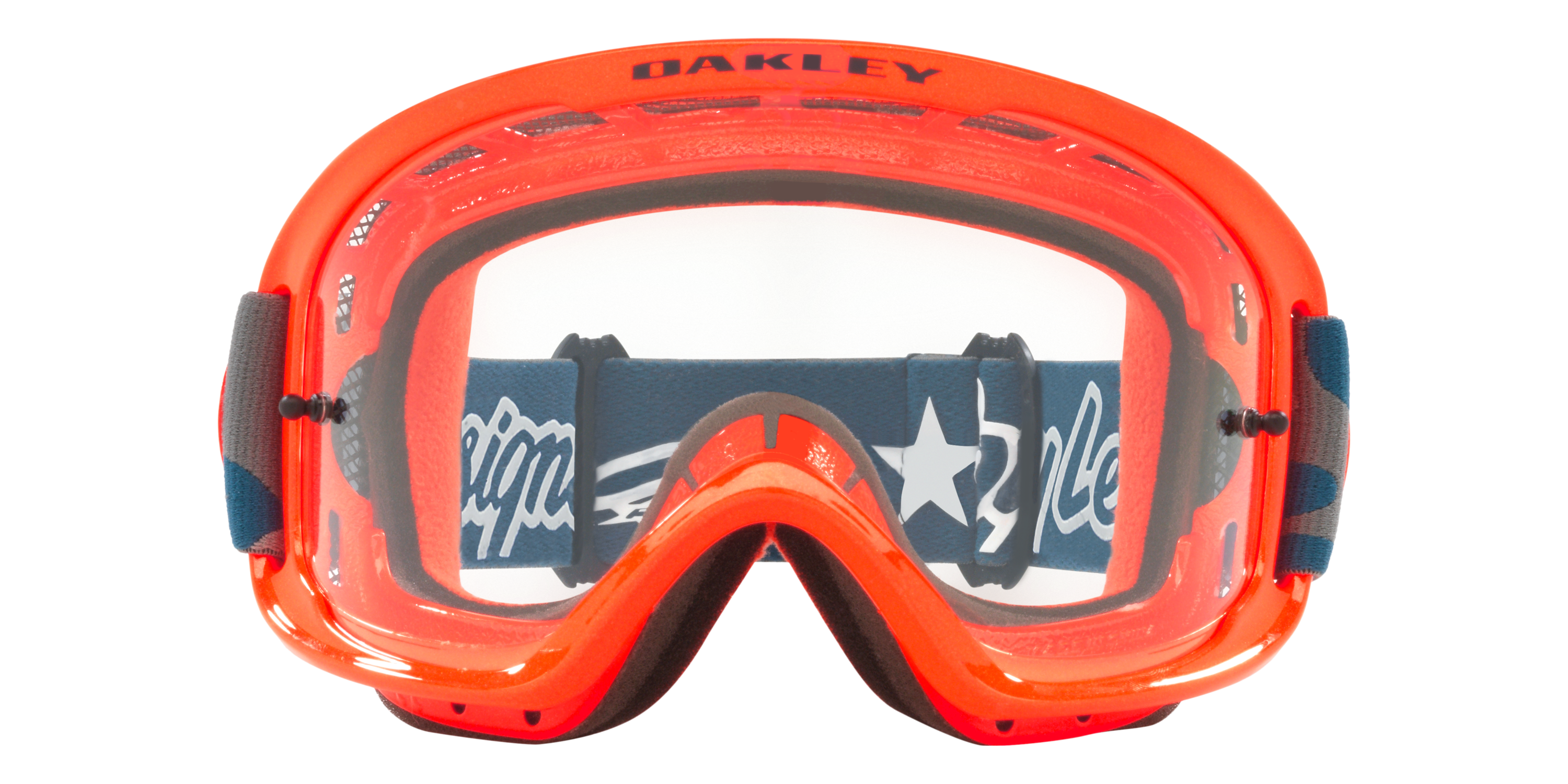 Antiparras de Bicicleta Of 2.0 Mtb Tld Str Dazzle Ornggy W/ Cr Oakley - Rideshop