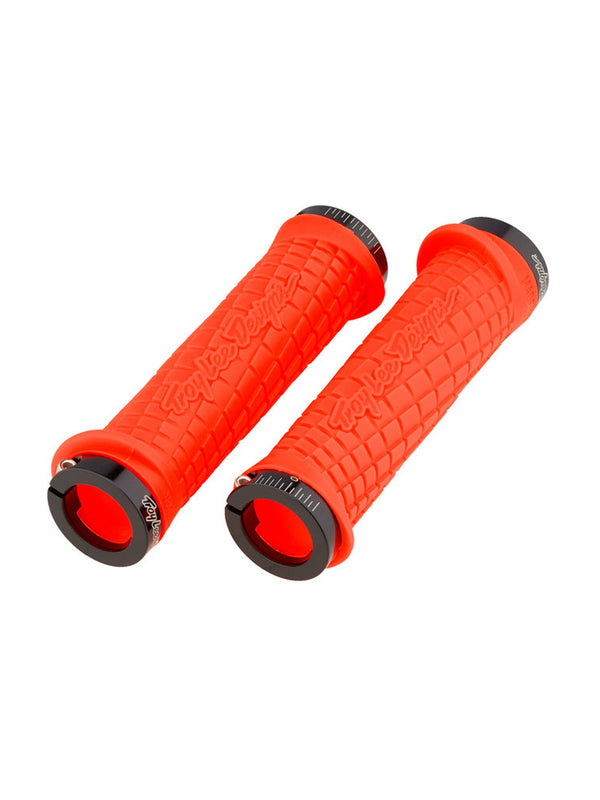 Troy Lee Designs Odi Grips; Mtb; Naranjo/Negro - Rideshop