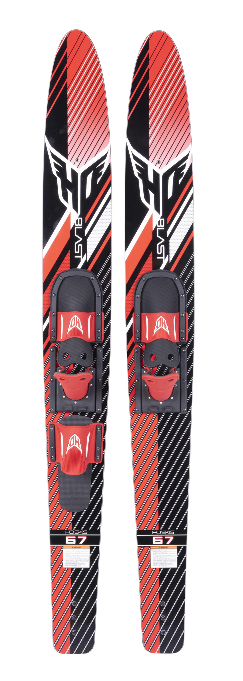 HO Par Ski Acuático Blast 67" con Fijaciones Horseshoe-Rideshop