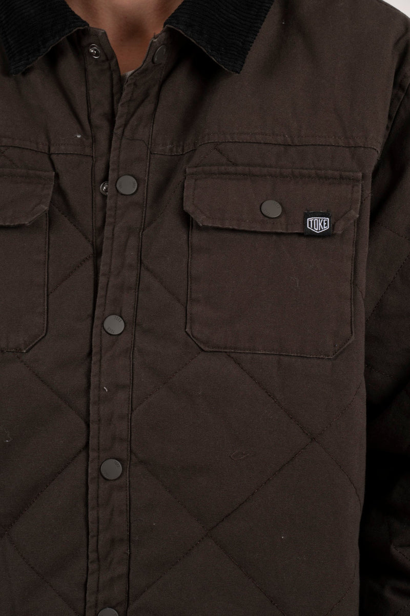 Toke Chaqueta Rocker Gris Hombre - Rideshop