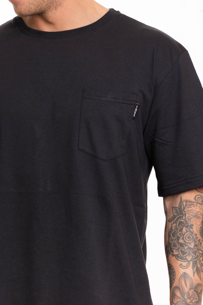 Toke Polera Bolsillo Negro - Rideshop