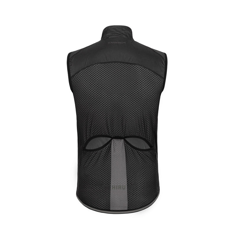 Hiru By Orbea CHAQUETA CORTAVIENTOS CORE SIN MANGAS HOMBRE BLACK - Rideshop