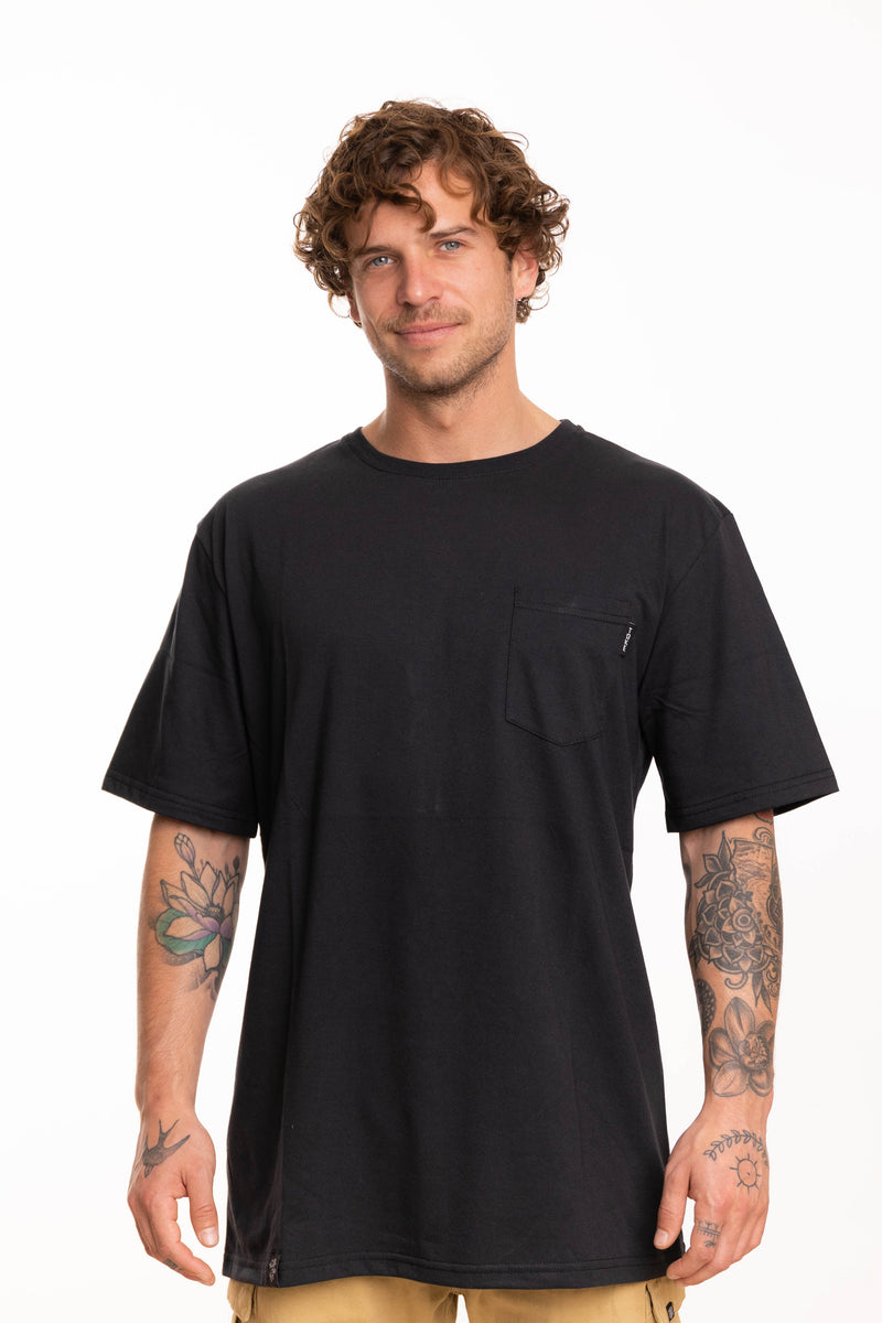 Toke Polera Bolsillo Negro - Rideshop