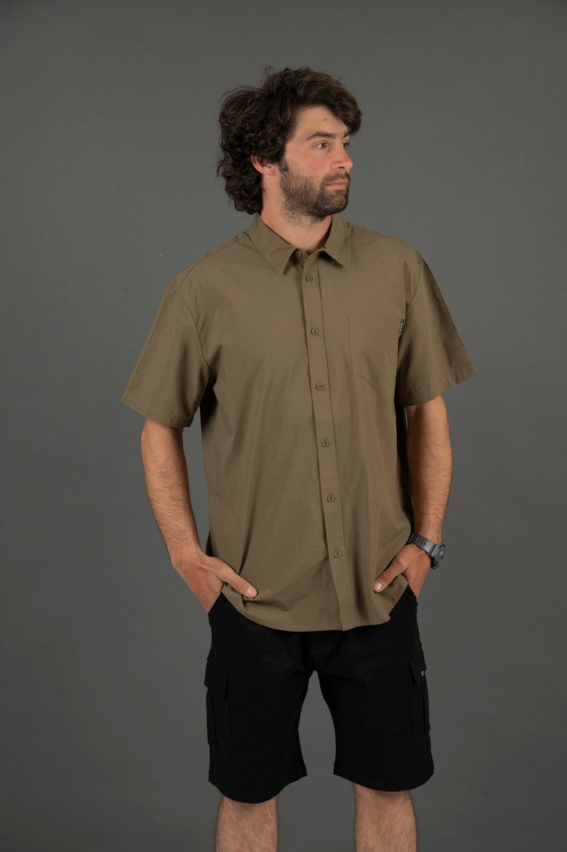 Toke Camisa Manga Corta Verde - Rideshop