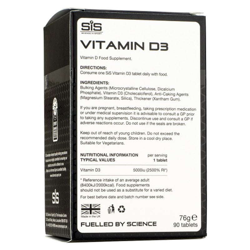 SIS UK Vitamin D3 SIS 90pcs-Rideshop