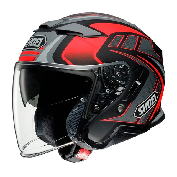 Casco de Moto J-Cruise 2 Aglero Rojo/Negro Shoei