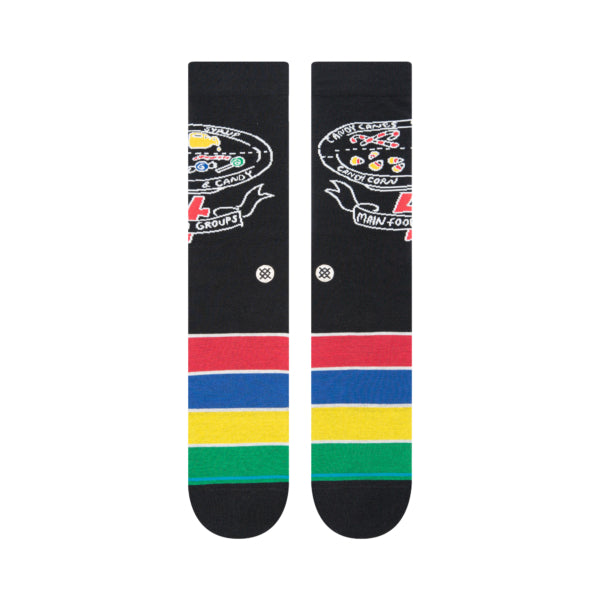 Stance Calcetines Unisex Food Groups Black - Rideshop