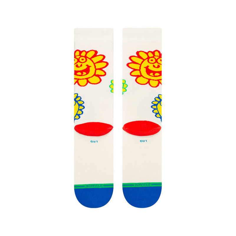 Stance Calcetines Unisex Happy Fields Off White - Rideshop