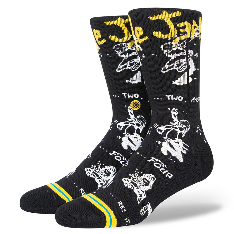 Stance Calcetines Unisex Circle jerks yellow - Rideshop