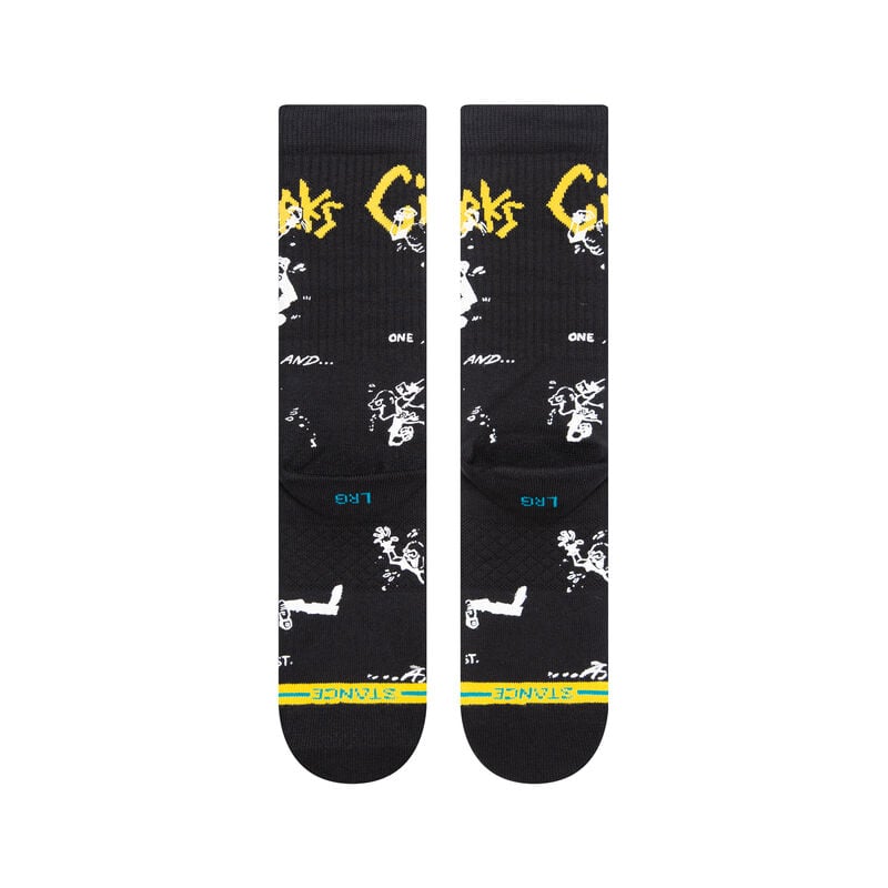 Stance Calcetines Unisex Circle jerks yellow - Rideshop