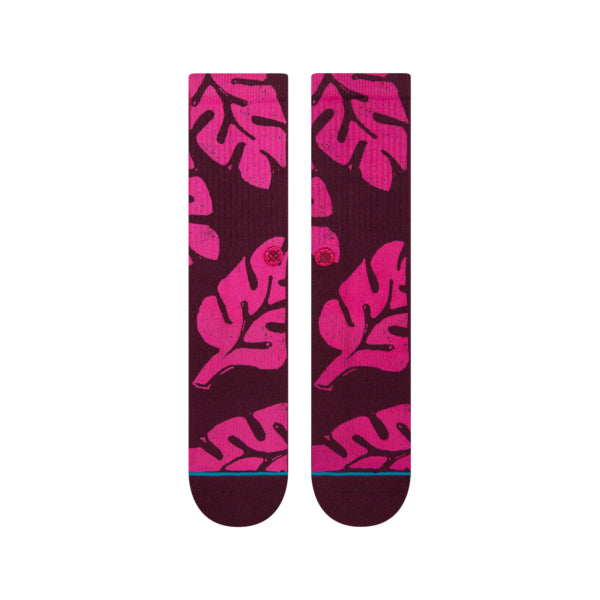 Stance Calcetines Unisex Plantastic – Burgundy - Rideshop