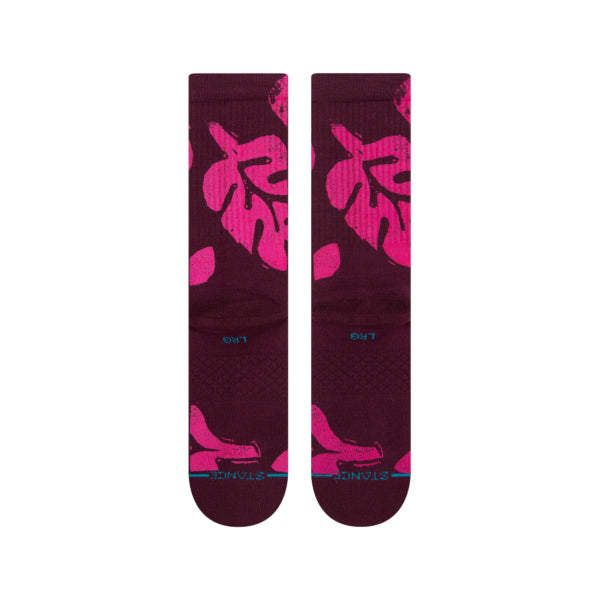 Stance Calcetines Unisex Plantastic – Burgundy - Rideshop