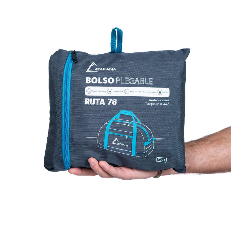 Bolso Plegable Duffle Ruta 78 70Lt - Atakama Outdoor - Rideshop