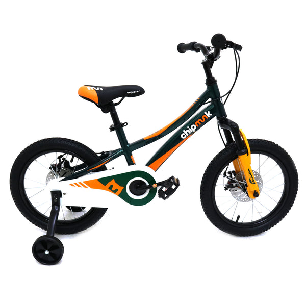 Royal Baby Bicicleta Chipmunk Niño 16 Explorer Disc Verde - Rideshop