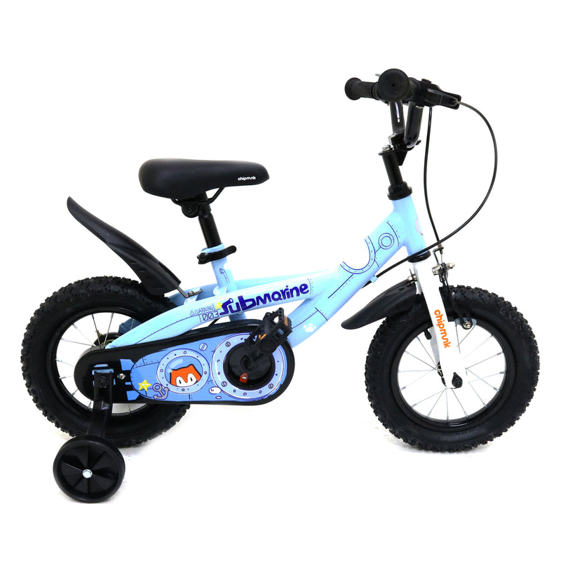 Royal Baby Bicicleta Chipmunk Niño 12 Submarine Azul - Rideshop