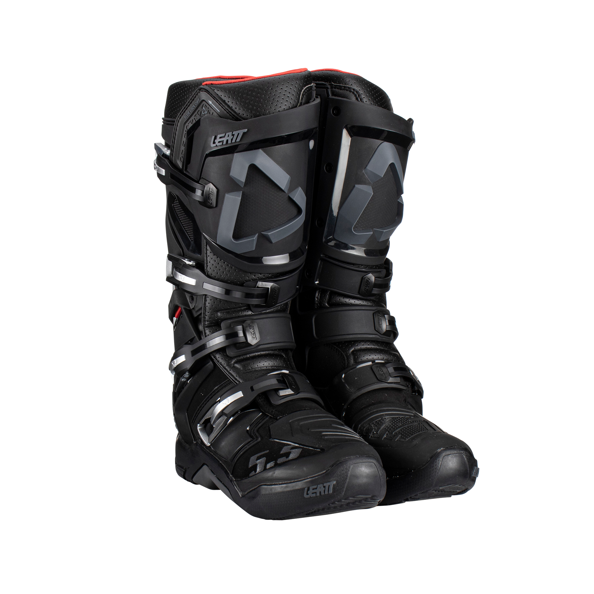 Leatt Bota Moto 5.5 FlexLock Black - Rideshop