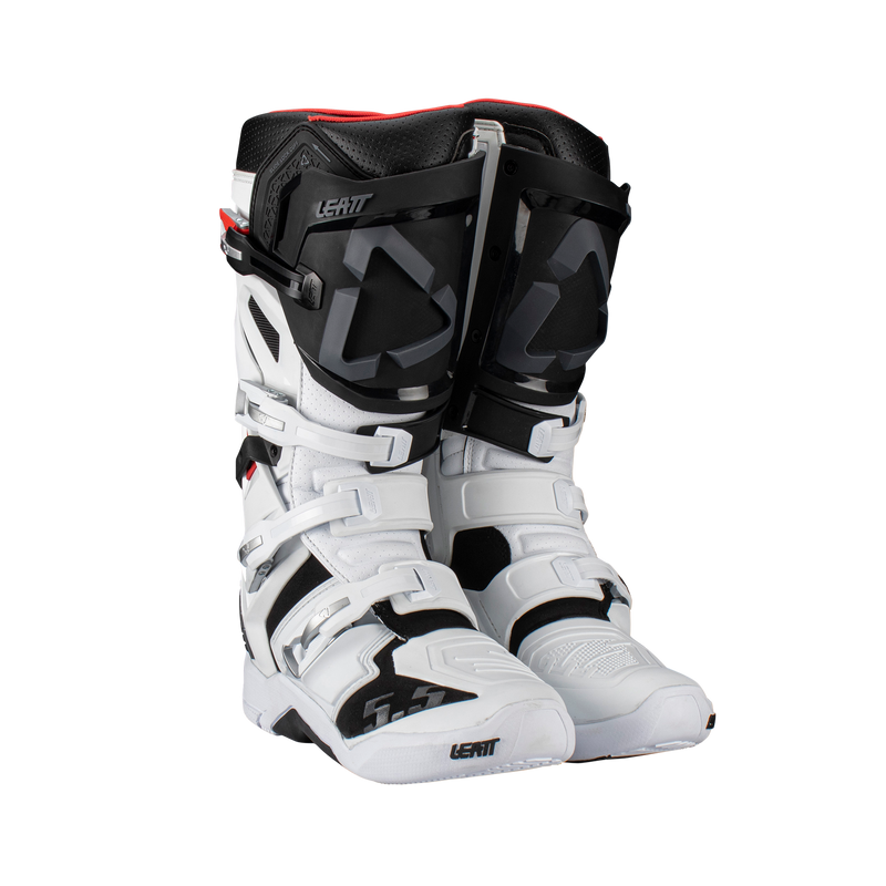 Leatt Bota Moto 5.5 FlexLock Blanco - Rideshop