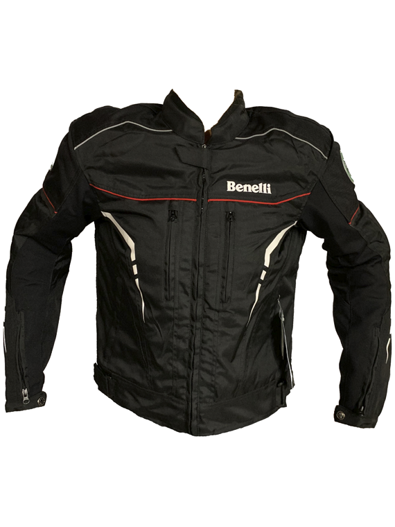 Chaqueta Coper-Tex Negro/Rojo Benelli - Rideshop