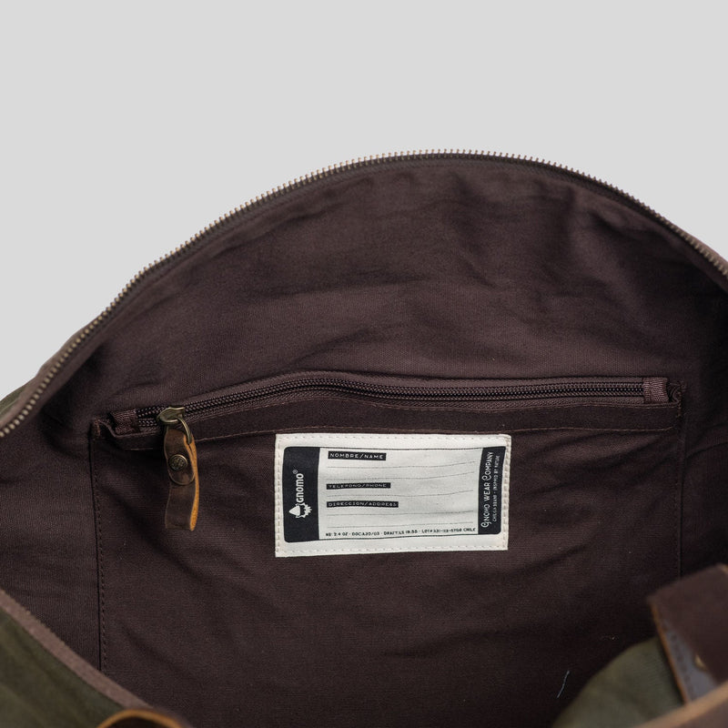 Gnomo Bolso Waxed Canvas Nodarin Duffle 40L - Rideshop