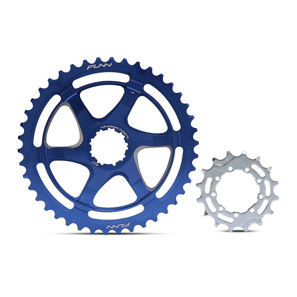 Corona One UP 42T Compat Shimano Azul Funn - Rideshop