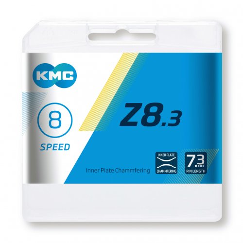 KMC Cadena 1/2 x 3/32 Z8.3 gris - Rideshop