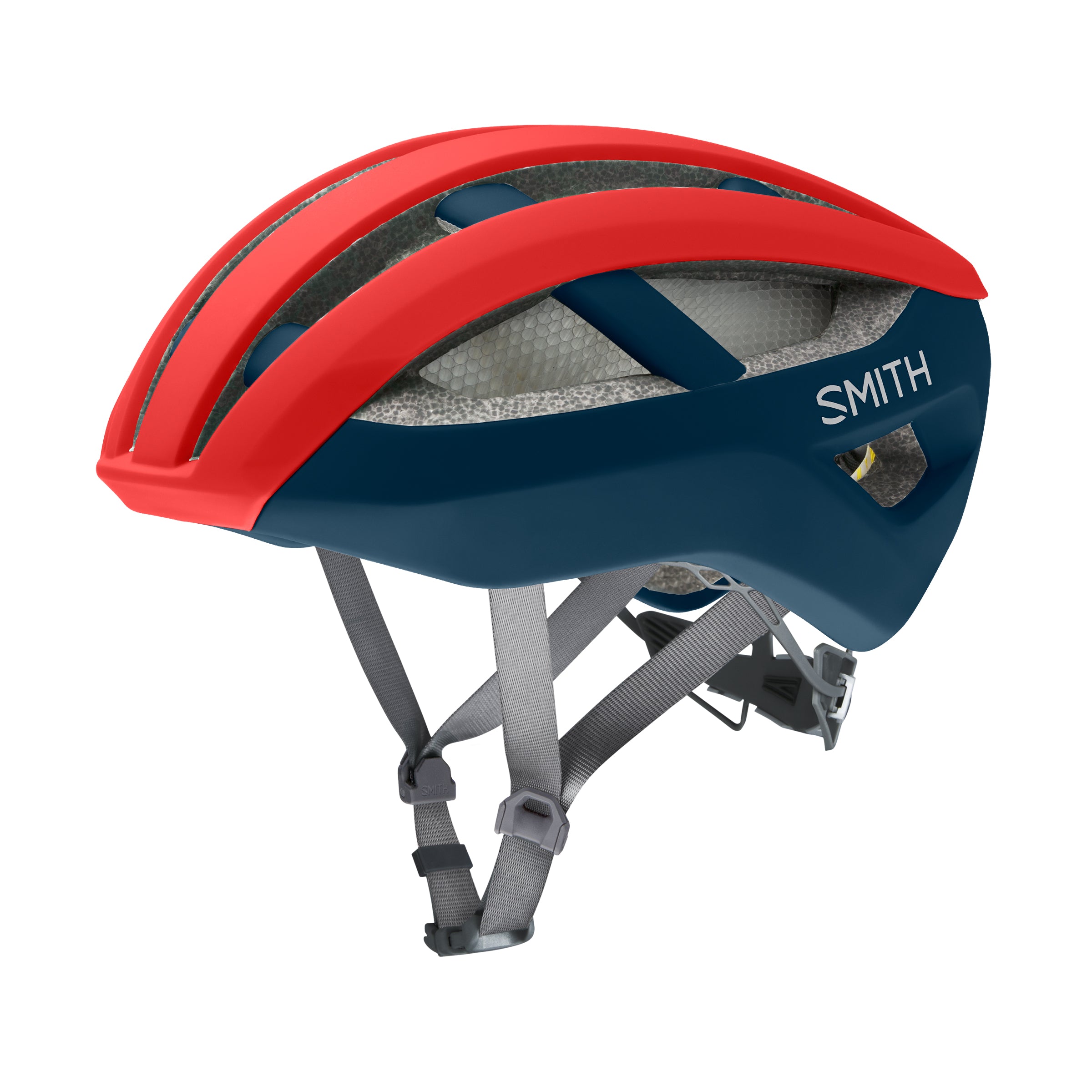 Casco Network MT Rojo/Azul Mips L Smith - Rideshop