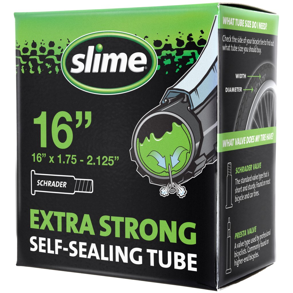 Cámara Impinchable Aro 16, A/V Slime - Rideshop