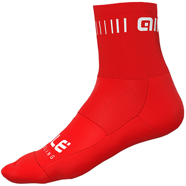 Calcetines de Bicicleta Strada Blanco/Rojo 2021 Ale - Rideshop