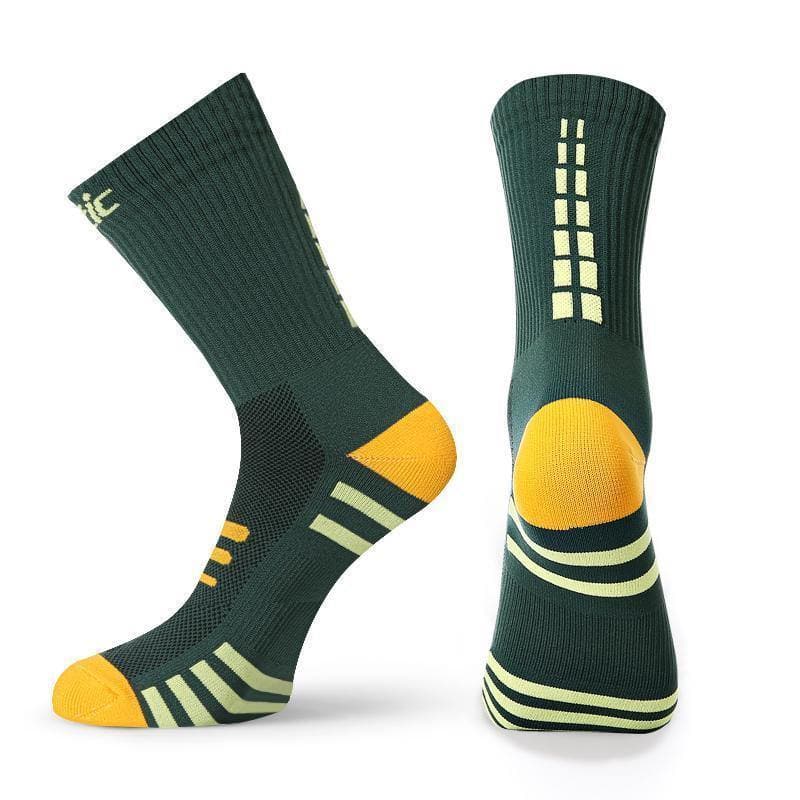 Calcetines Amarillo/Verde O Santic - Rideshop