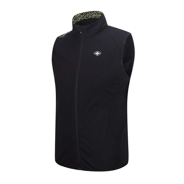 Cortaviento Sin Mangas Negro Hombre Santic - Rideshop