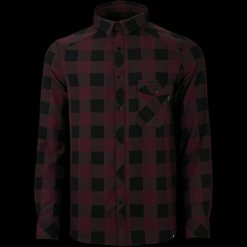 IXS Camisa Carve Digger Raisin - Rideshop