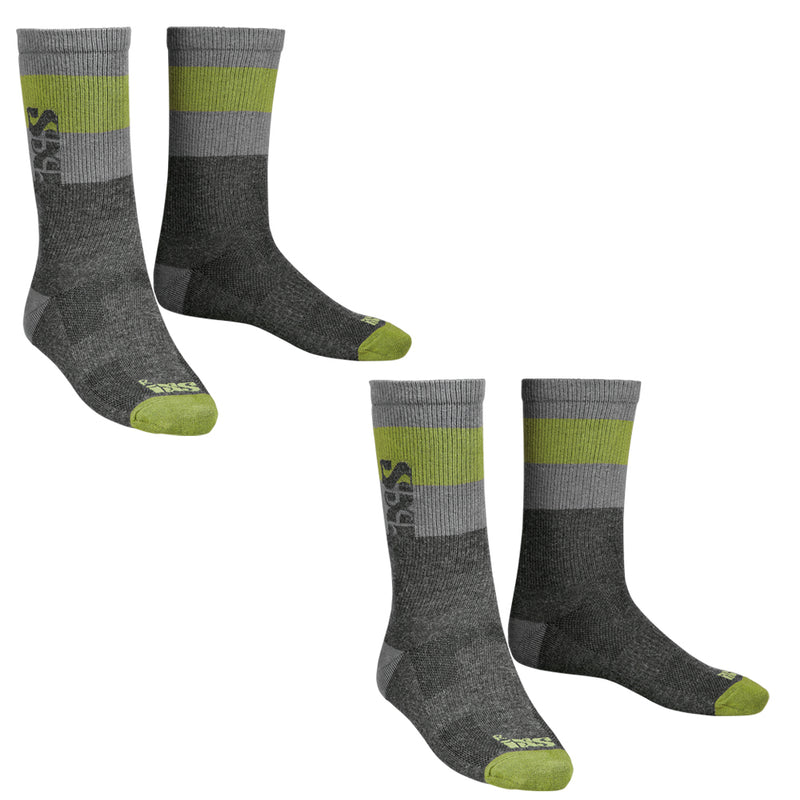 IXS Calcetines 2 Pares Olive - Rideshop