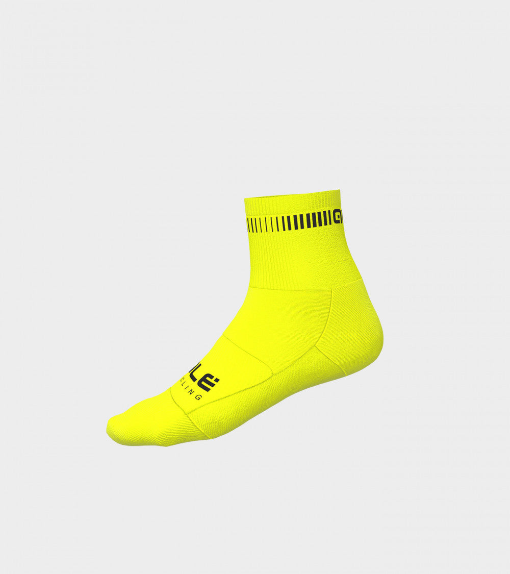Ale Calcetines 12Cm Logo Ama Fluor/Neg - Rideshop