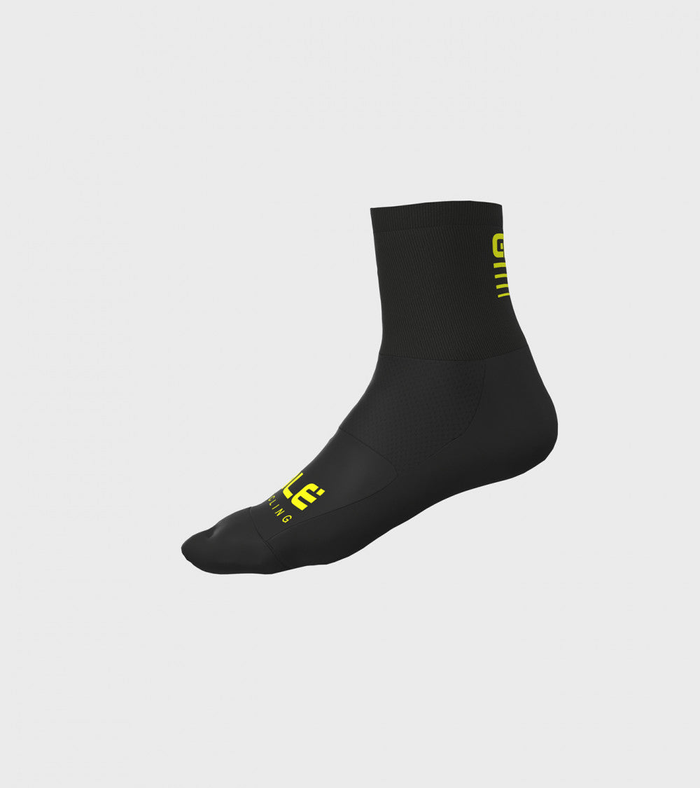 Ale Calcetines 14Cm Strada Neg/Ama Fluor - Rideshop