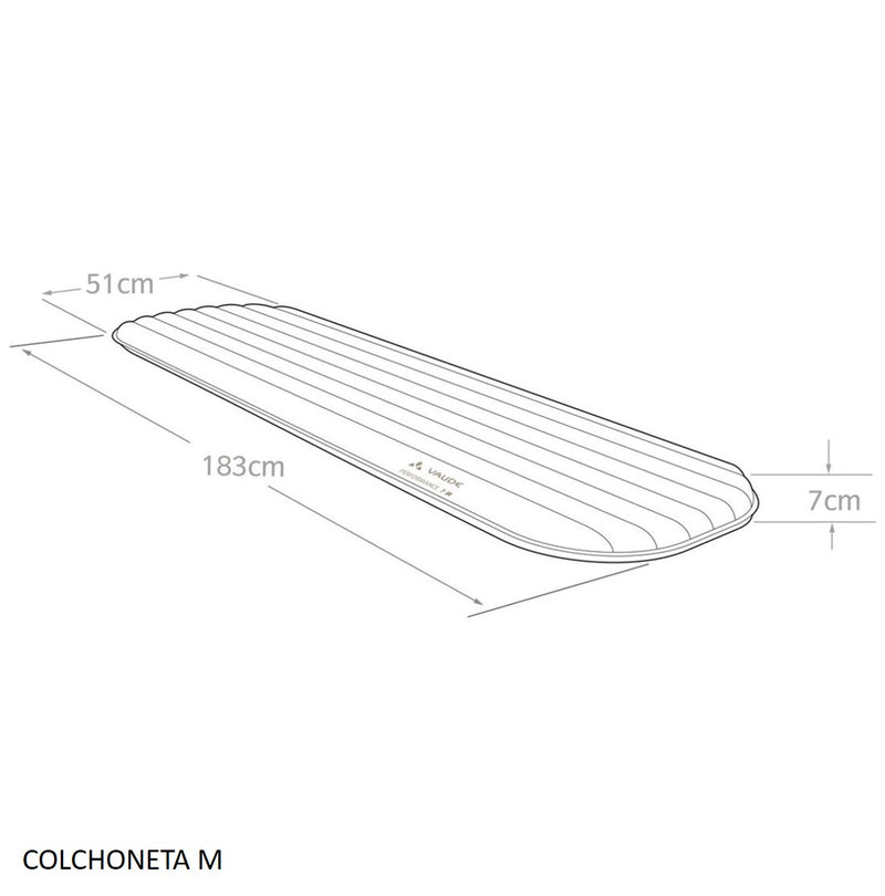 Colchoneta Performance 7 M Vaude - Rideshop