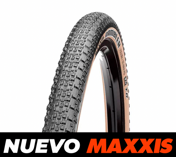 Maxxis Neumático Rambler 700X38C Kevlar EXO/TR/TANWALL