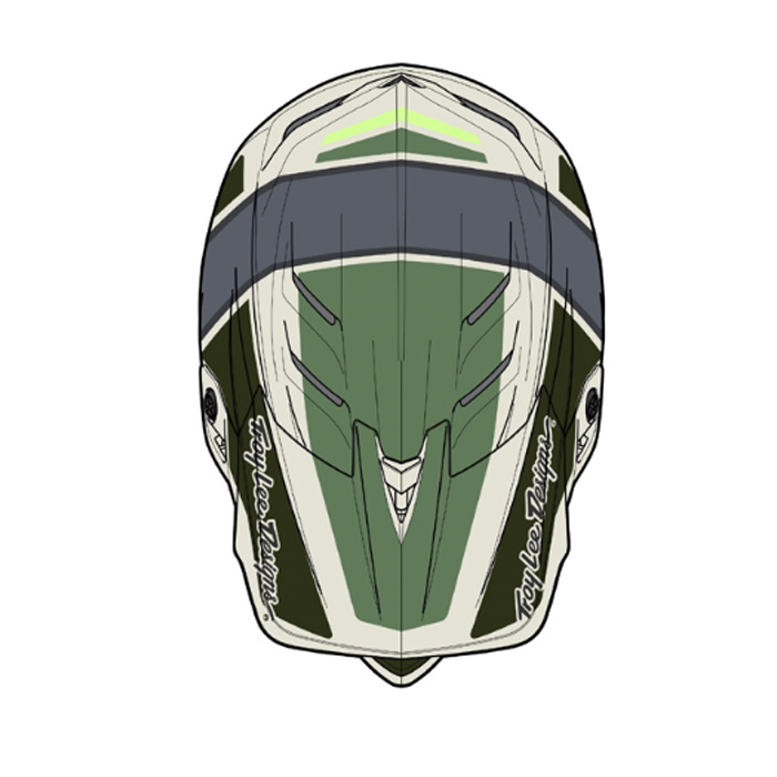 Casco de Bicicleta D4 Composite Team Military Troy Lee Designs-Rideshop