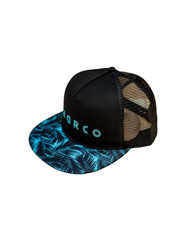 Dharco Flat Brim Trucker - Ice Palm-Rideshop