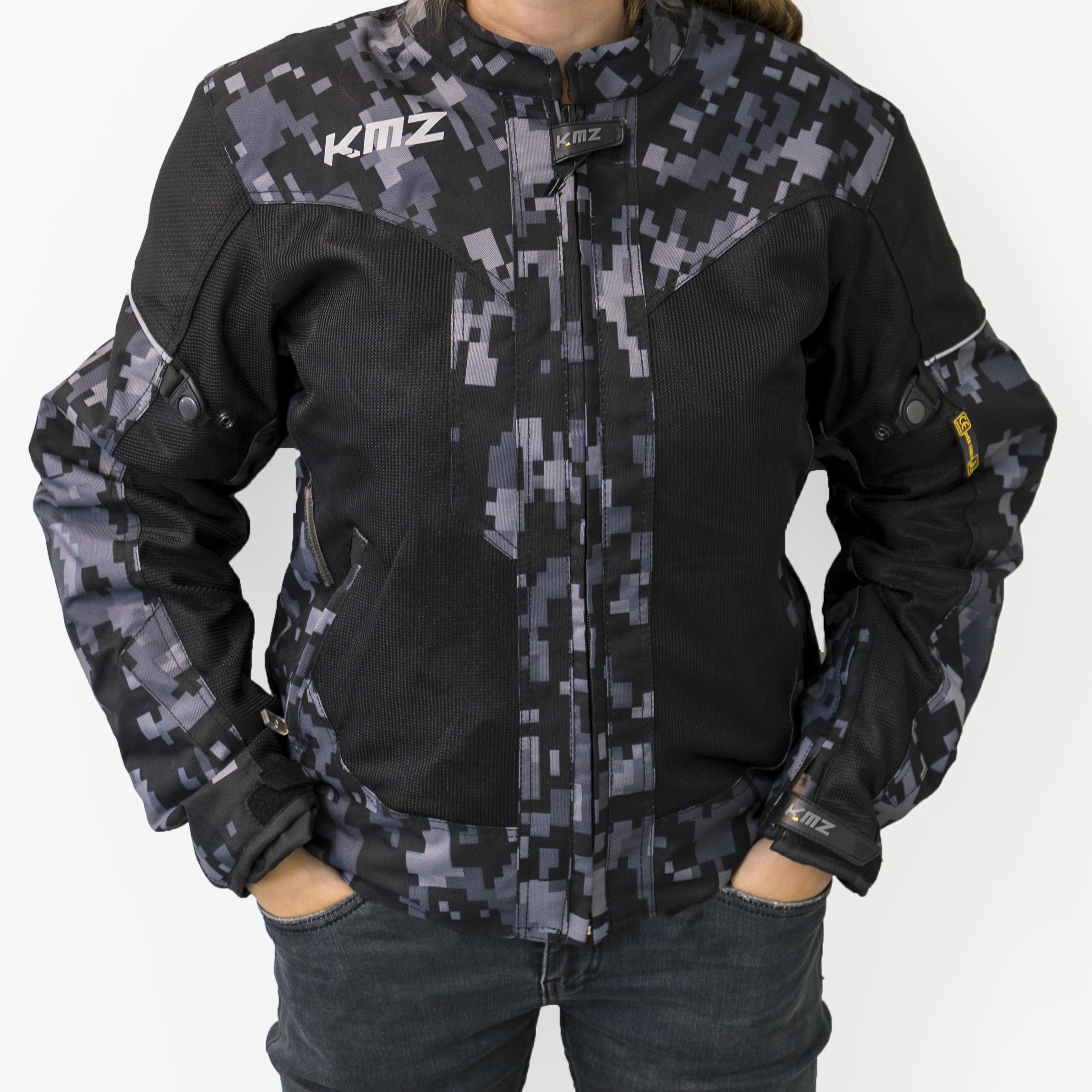 Chaqueta Moto Mujer Cairo Camo KMZ - Rideshop