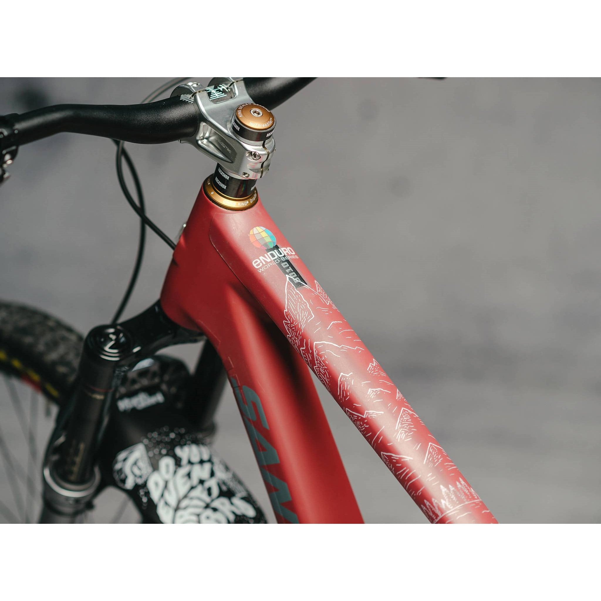 Protector Cuadro Bicicleta Pro Full Ews Mountains Blanco DyedBro - Rideshop