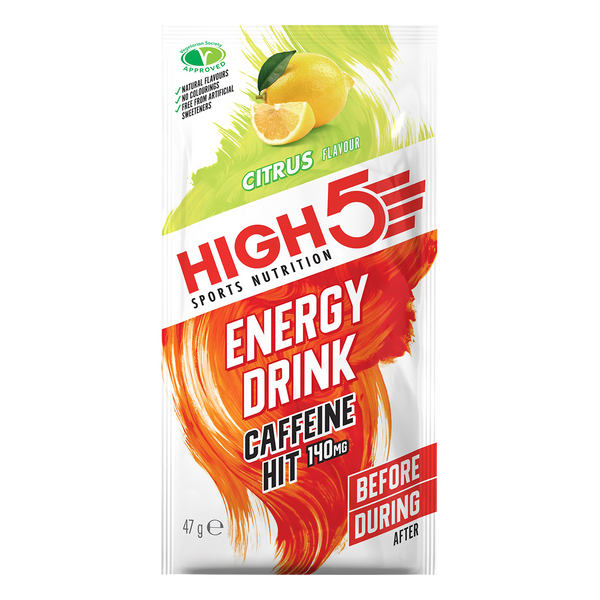 High 5 Hidratantes Energy Caffeine Hit (Sachets) Citrus-Rideshop