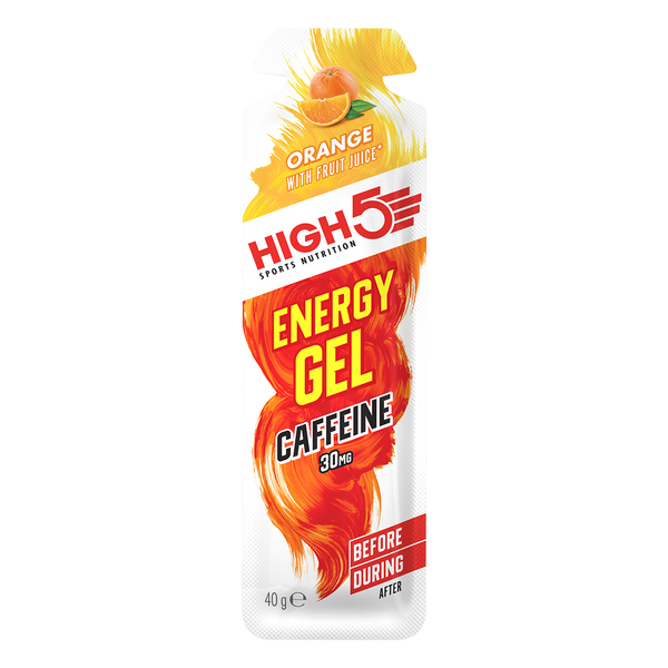 High 5 Gel Energy Caffeine (30mg) Orange-Rideshop