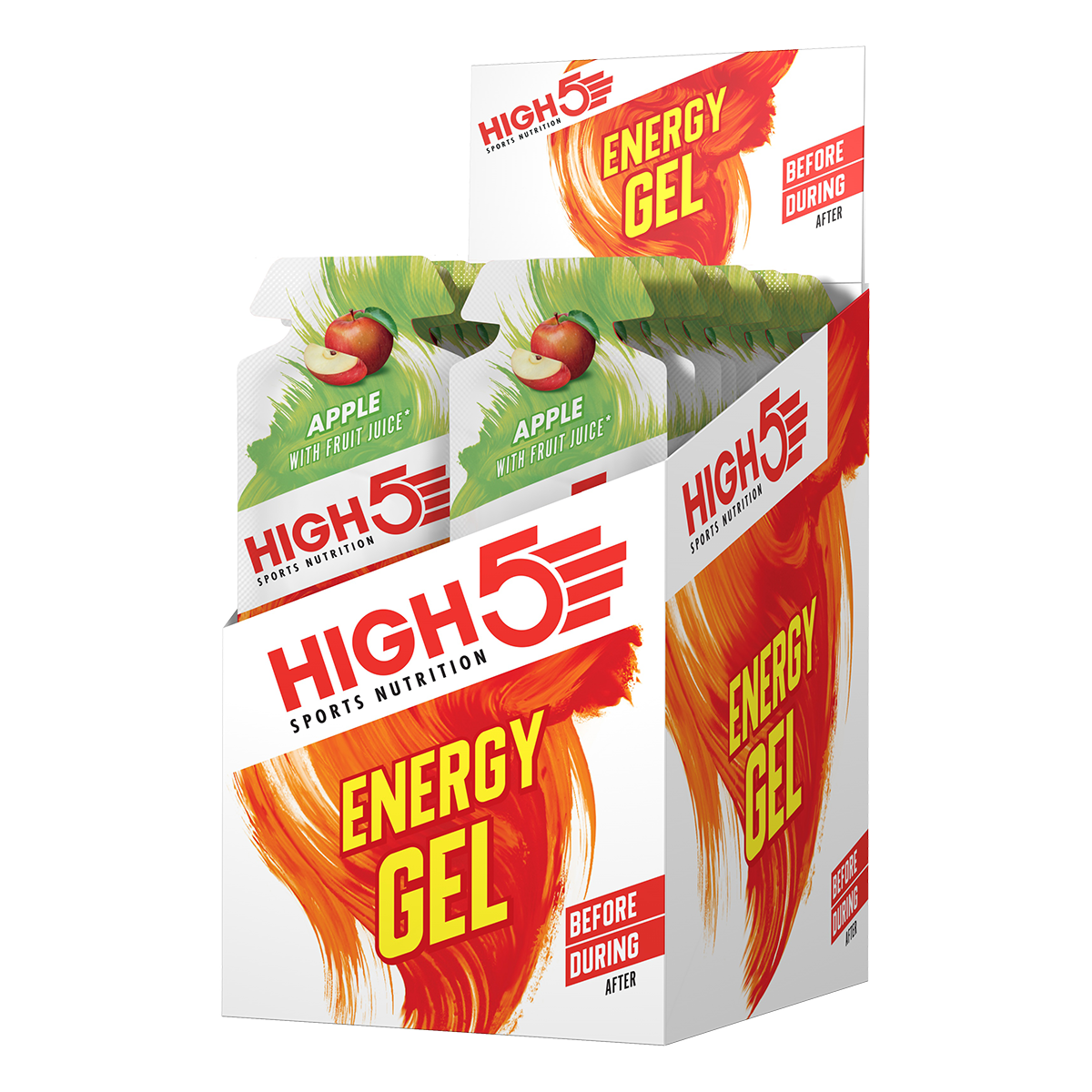 High 5 Caja de Geles Energy Apple - Rideshop