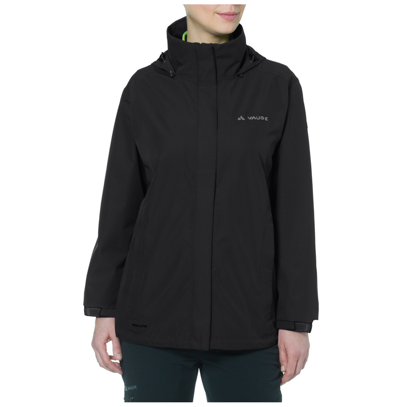 Vaude Cortavientos impermeable Escape Light Mujer Negro - Rideshop