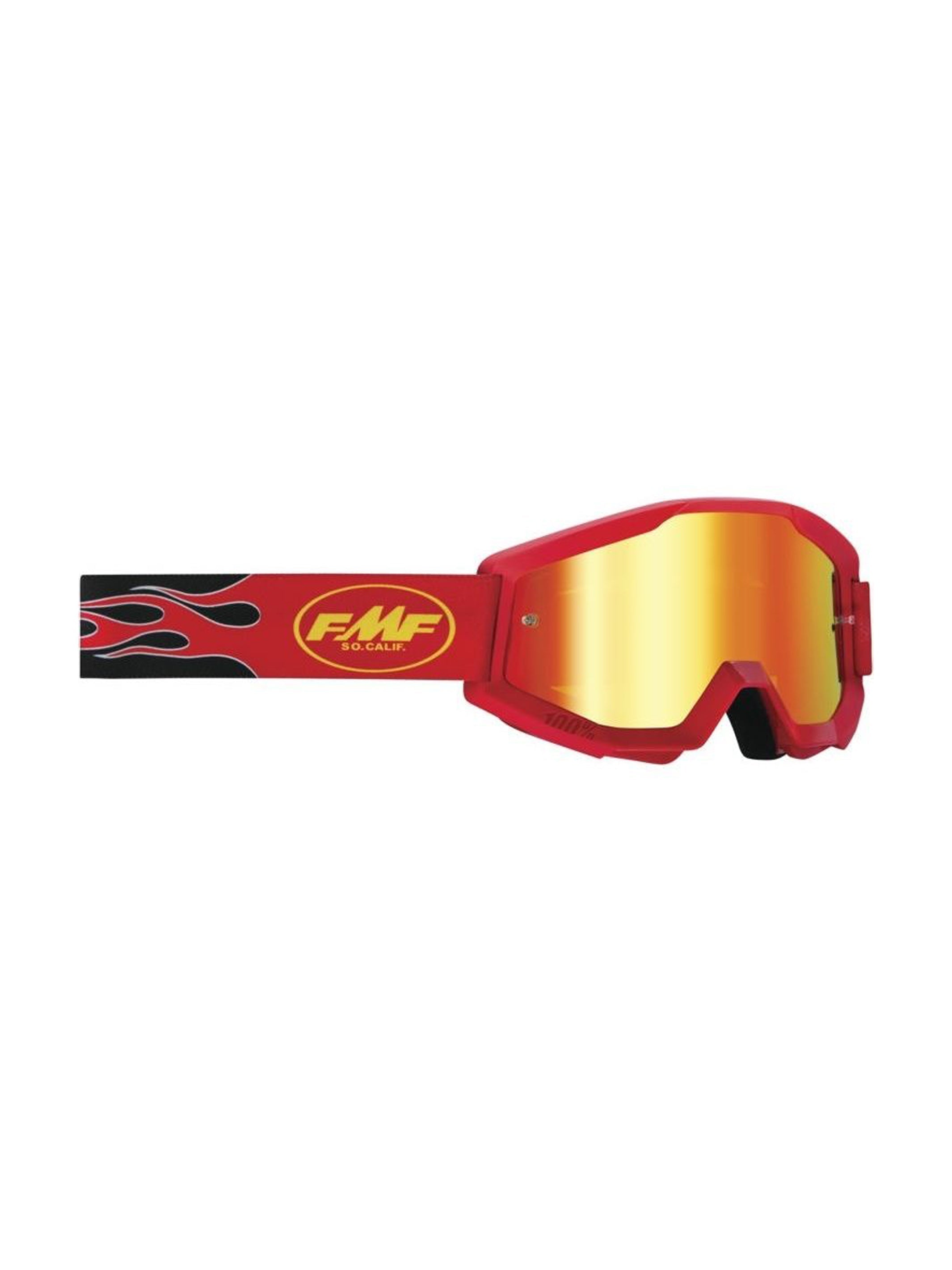 FMF Antiparra Powercore Llamas Roja Mica Mirror - Rideshop