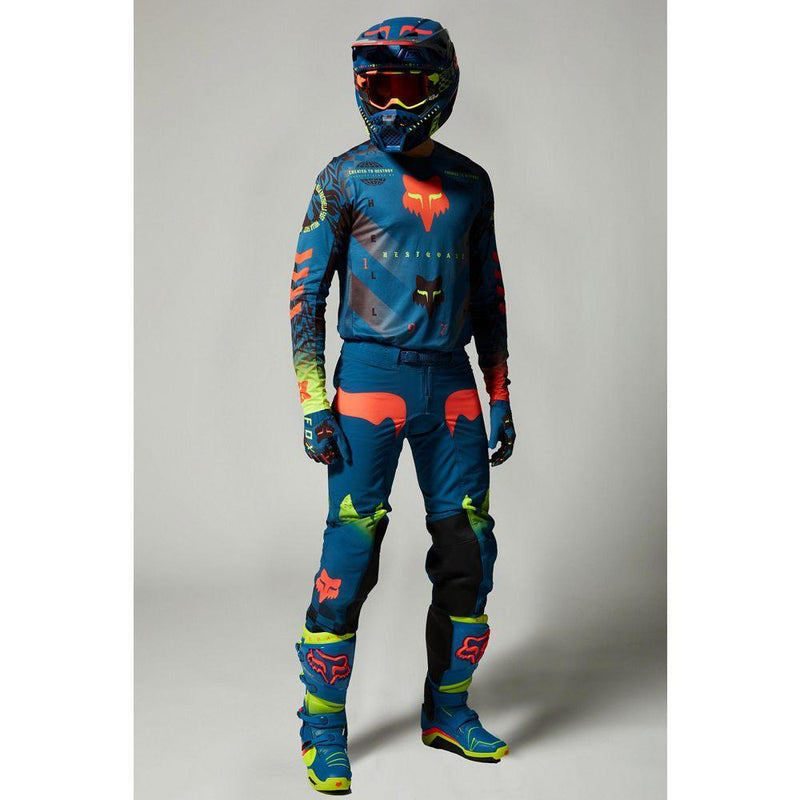 Pantalón Moto Flexair Mawlr Azul Fox Racing - Rideshop