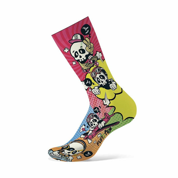 Calcetines Ciclismo Dibujos Calaveras Funstep - Rideshop