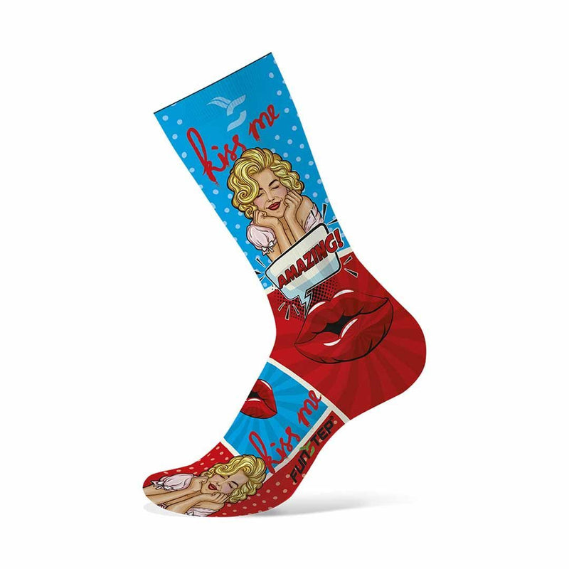 Calcetines Con Dibujos Azules/Rojos Funstep - Rideshop