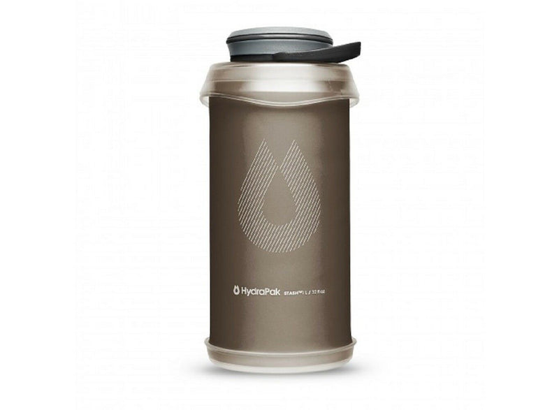 Botella De Hidratación Flexible Stash Bottle 1 L Mammoth Grey Hydrapak - Rideshop